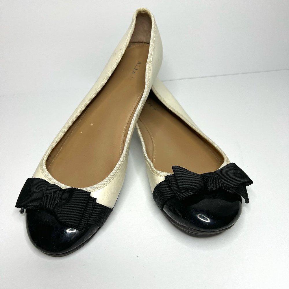 Alfani Amor Black/Cream ballet flat 11M